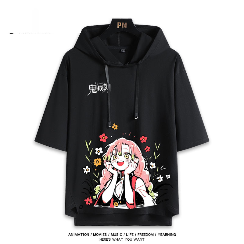 鬼滅之刃 連帽短袖T恤-ZUIHANG SHOP