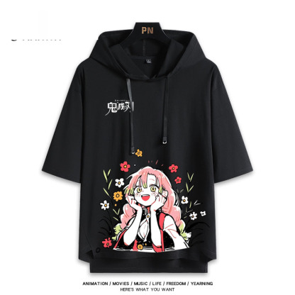 鬼滅之刃 連帽短袖T恤-ZUIHANG SHOP