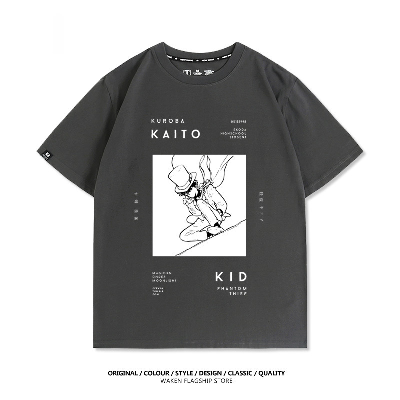 怪盜基德 2025親子情侶男女同款 印花短袖T恤