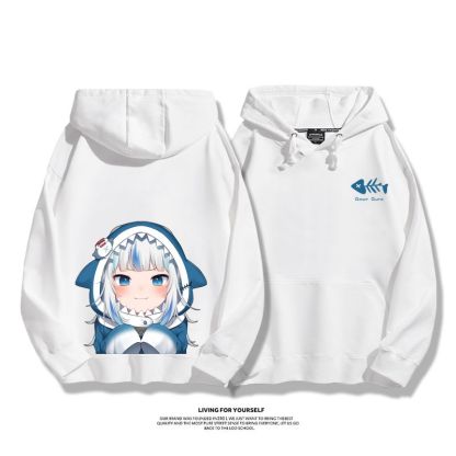 Gawr Gura 2025秋冬新款 親子情侶男女連帽衛衣-ZUIHANG SHOP