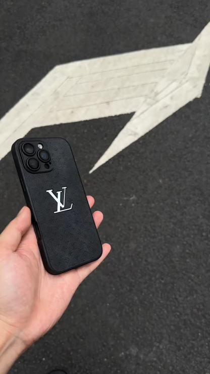 路易威登翻皮毛鐳射手機殼