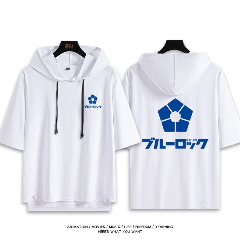 藍色監獄 連帽短袖T恤-ZUIHANG SHOP