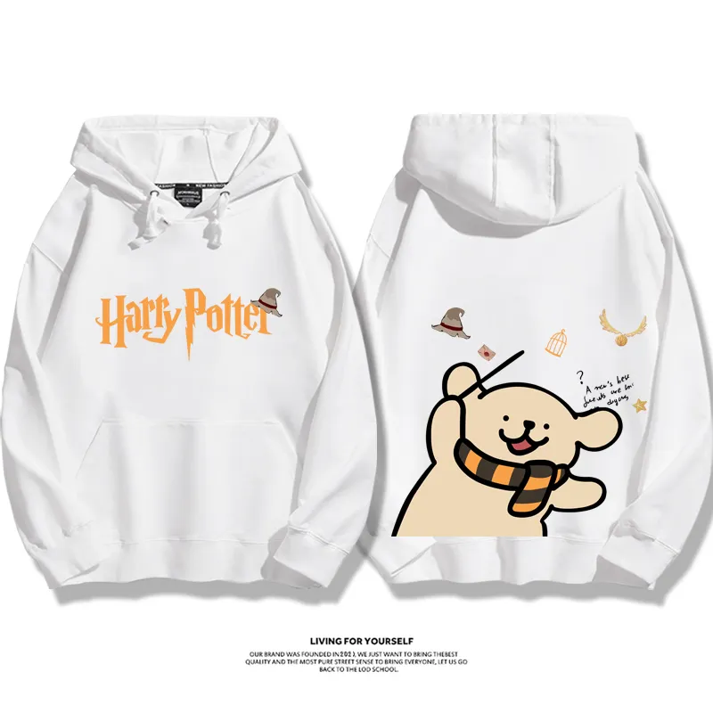 線條小狗 X 哈利波特聯名 親子情侶男女款連帽衛衣-ZUIHANG SHOP