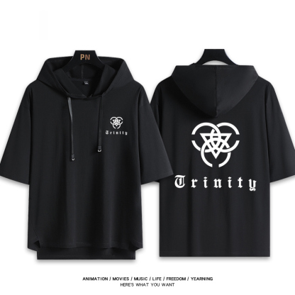 蔚藍檔案 鬼方佳代子 連帽短袖T恤-ZUIHANG SHOP