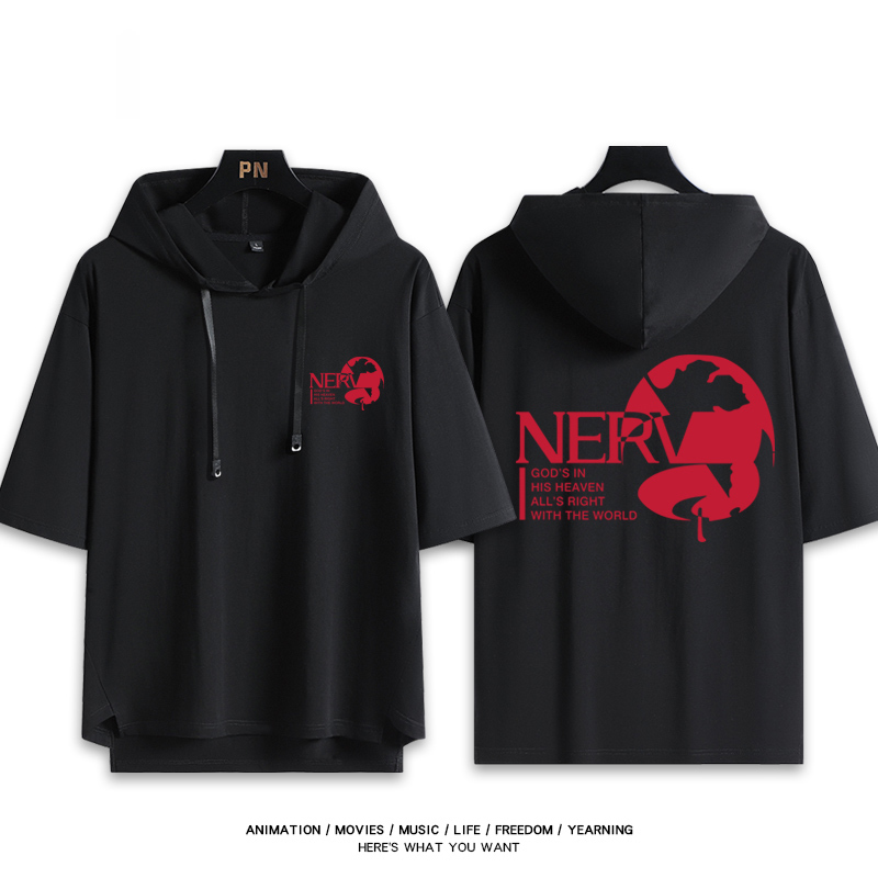 EVA福音戰士 連帽短袖T恤-ZUIHANG SHOP