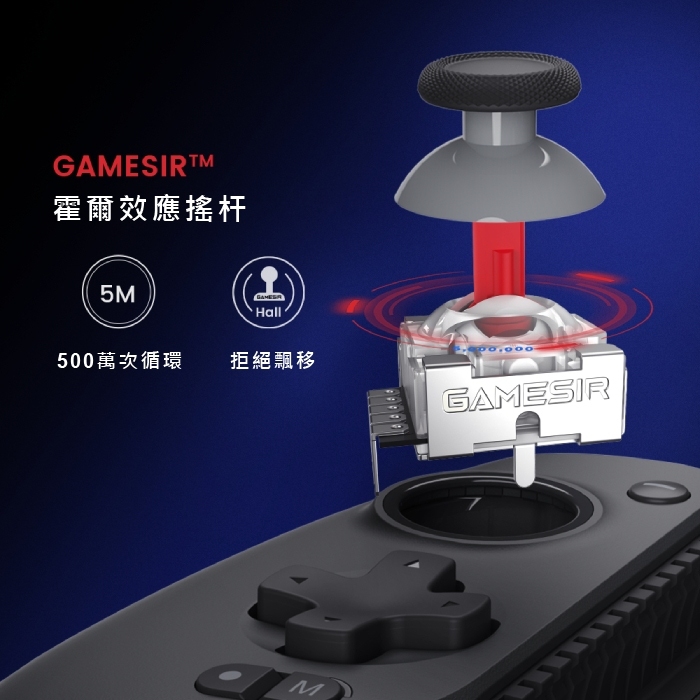 GameSir G8+手遊手把藍芽雙背鍵iOS安卓PC Switch Steam NCC認證玩原神絕區零
