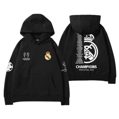 皇馬足球隊新款 親子情侶男女款連帽衛衣-ZUIHANG SHOP