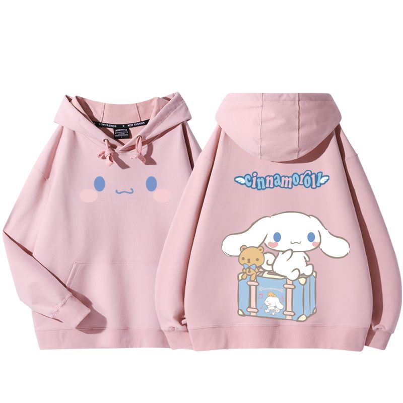 大耳狗新款 親子情侶男女款連帽衛衣