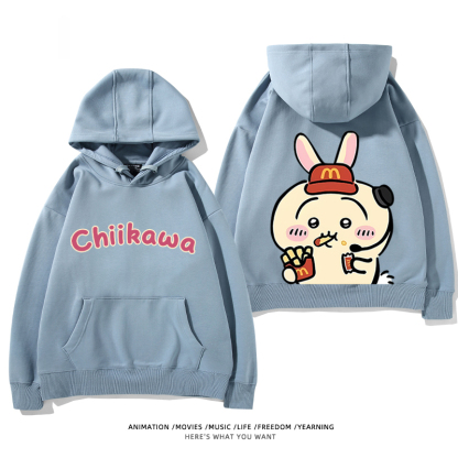 Chiikawa新款 親子情侶男女款連帽衛衣-ZUIHANG SHOP