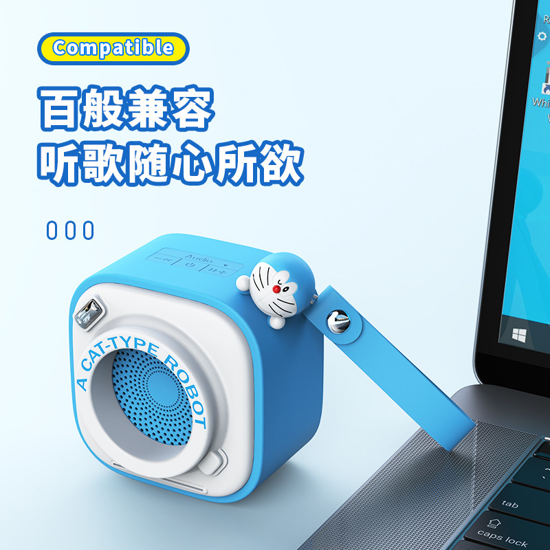 哆啦A夢小咔相機藍牙喇叭-ZUIHANG SHOP