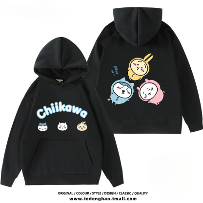 Chiikawa新款 親子情侶男女款連帽衛衣-ZUIHANG SHOP