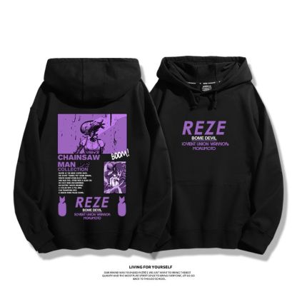 鏈鋸人 2025秋冬新款 親子情侶男女連帽衛衣-ZUIHANG SHOP