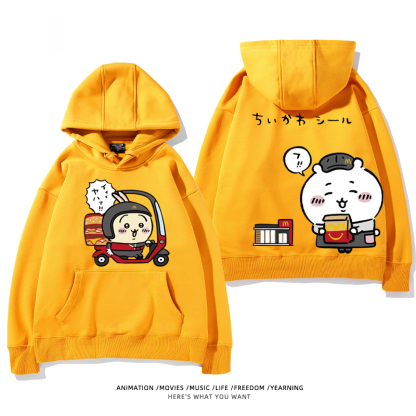 Chiikawa新款 親子情侶男女款連帽衛衣-ZUIHANG SHOP