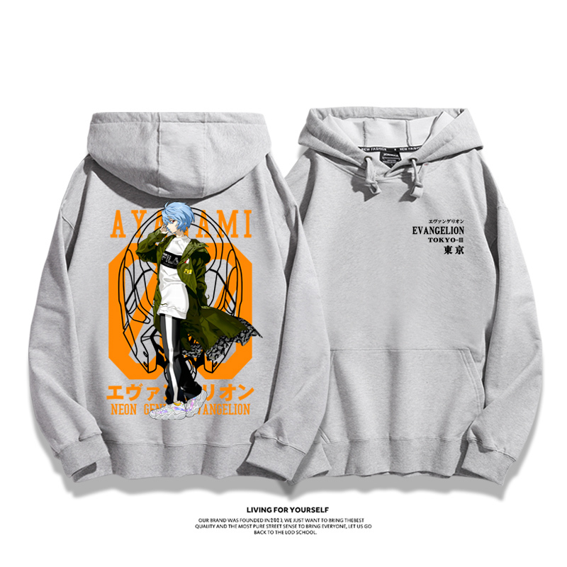 新世紀福音戰士新款 親子情侶男女款連帽衛衣-ZUIHANG SHOP