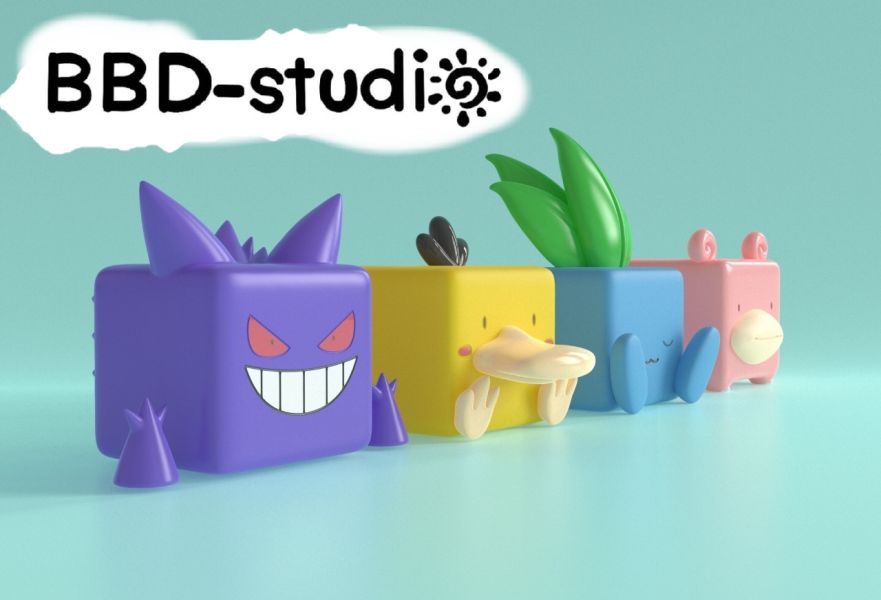 【預購】BBD-studio 寶可夢小方塊第一彈-ZUIHANG SHOP