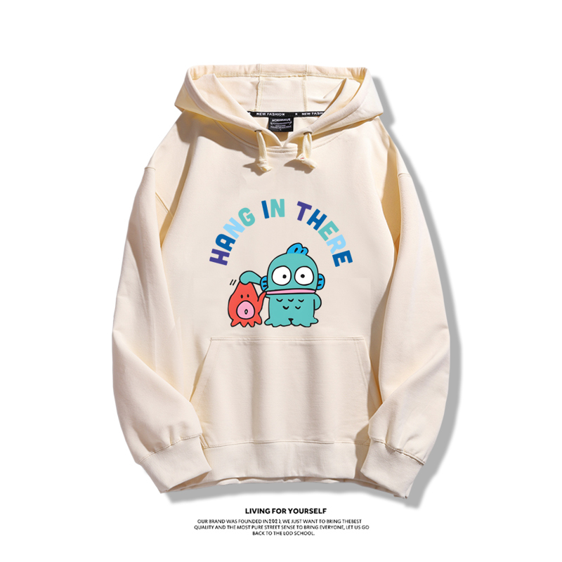 人魚漢頓醜魚新款 親子情侶男女款連帽衛衣-ZUIHANG SHOP