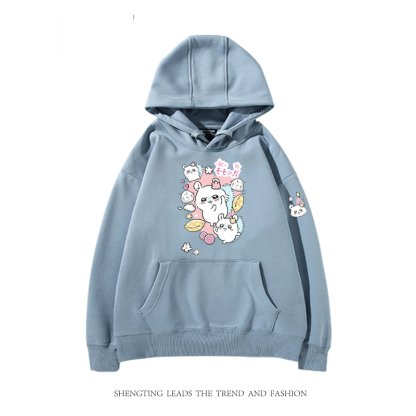 Chiikawa新款 親子情侶男女款連帽衛衣-ZUIHANG SHOP