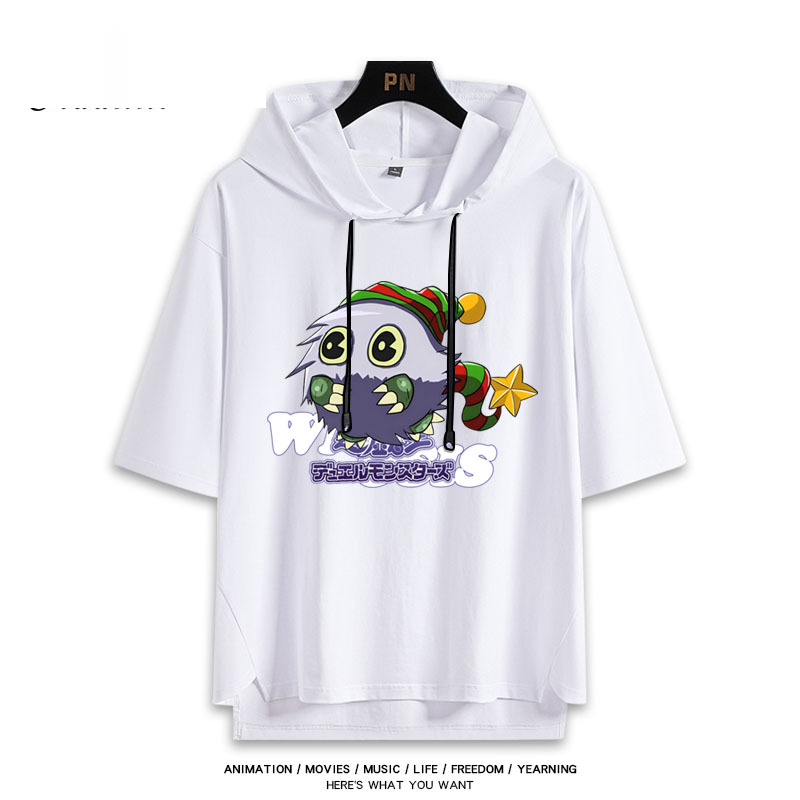 遊戲王 武藤遊戲 連帽短袖T恤-ZUIHANG SHOP