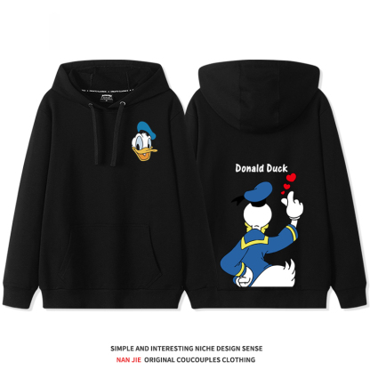 迪士尼 2025秋冬新款 親子情侶裝連帽衛衣