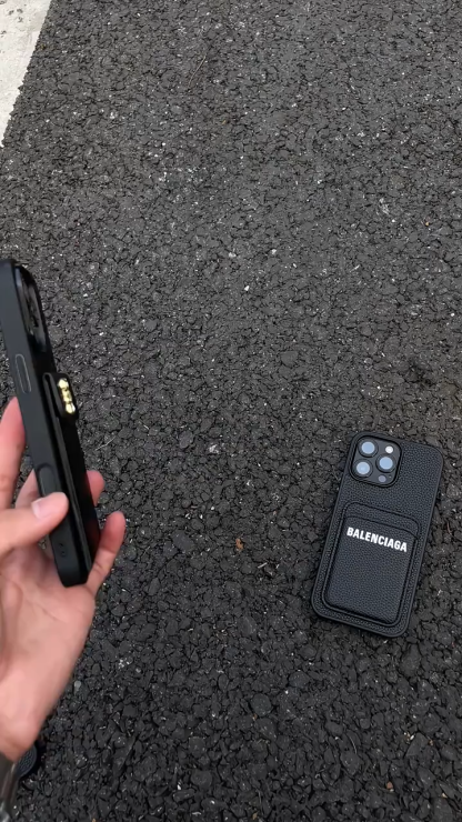 [Copy]路易威登電鍍金皮質手機殼