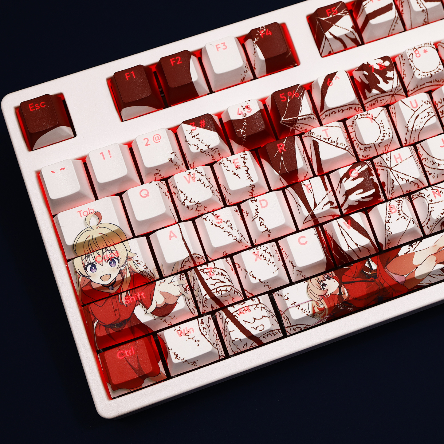 魔女守護者 若月妮可 108鍵 標準配列 衛星軸鍵帽-ZUIHANG SHOP