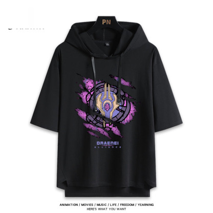 World of Warcraft 魔獸世界 連帽短袖T恤-ZUIHANG SHOP