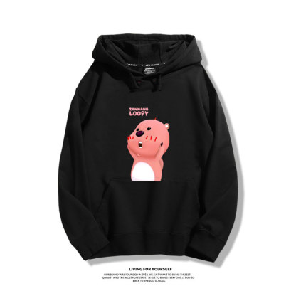 小海狸露比loopy新款 親子情侶男女款連帽衛衣-ZUIHANG SHOP