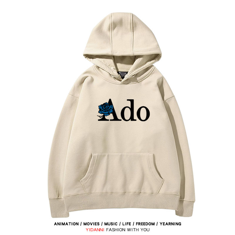 Ado歌手同人 寬鬆百搭 秋冬款 寬鬆連帽衛衣-ZUIHANG SHOP