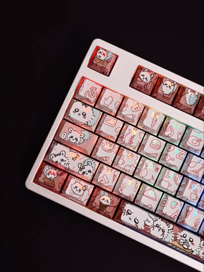 Chiikawa透光RGB108鍵標準配列衛星軸鍵帽