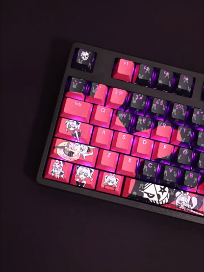 初音未來兔子洞透光RGB108鍵標準配列衛星軸鍵帽