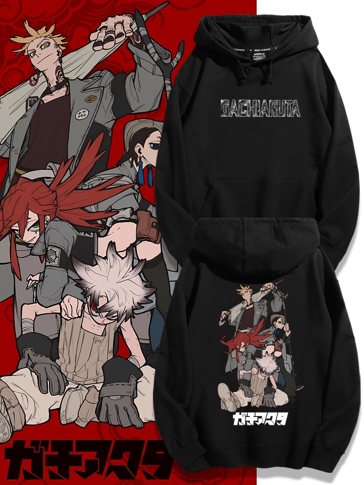 廢淵戰鬼新款 親子情侶男女款連帽衛衣