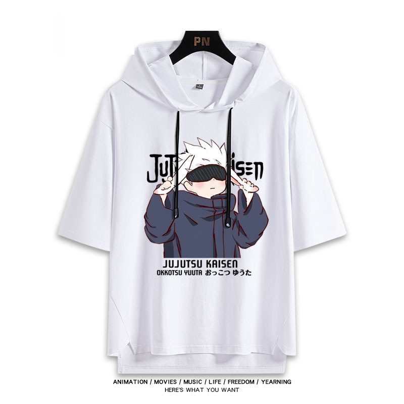 咒術迴戰  連帽短袖T恤-ZUIHANG SHOP