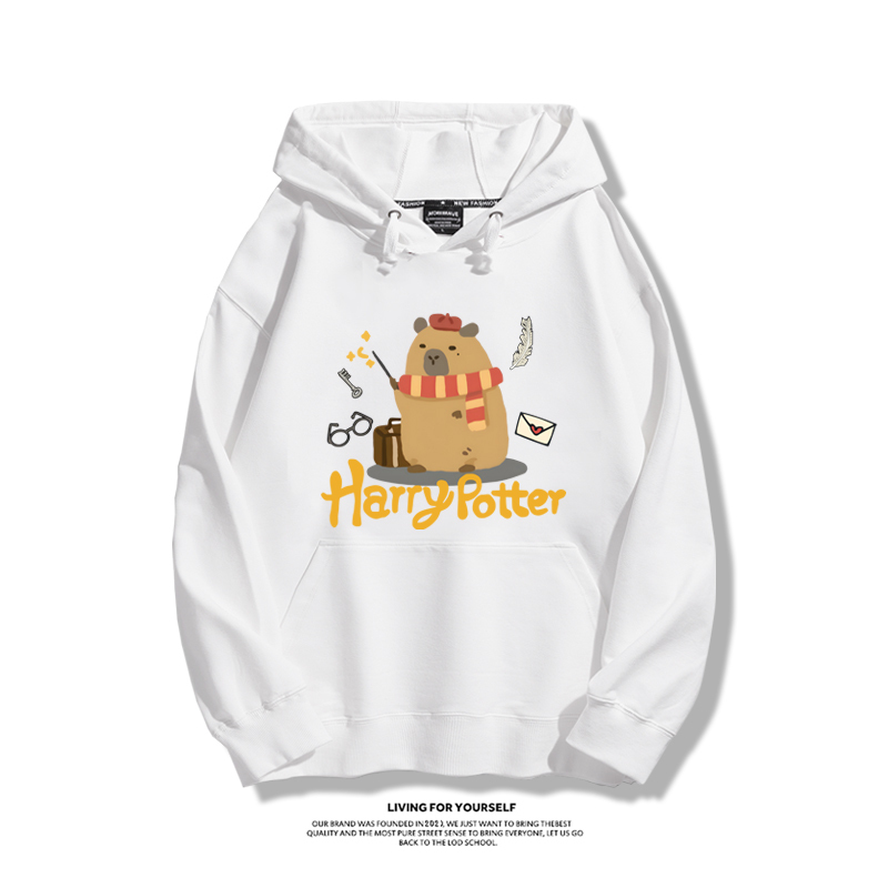 可愛水豚君卡皮巴拉新款 親子情侶男女款連帽衛衣-ZUIHANG SHOP