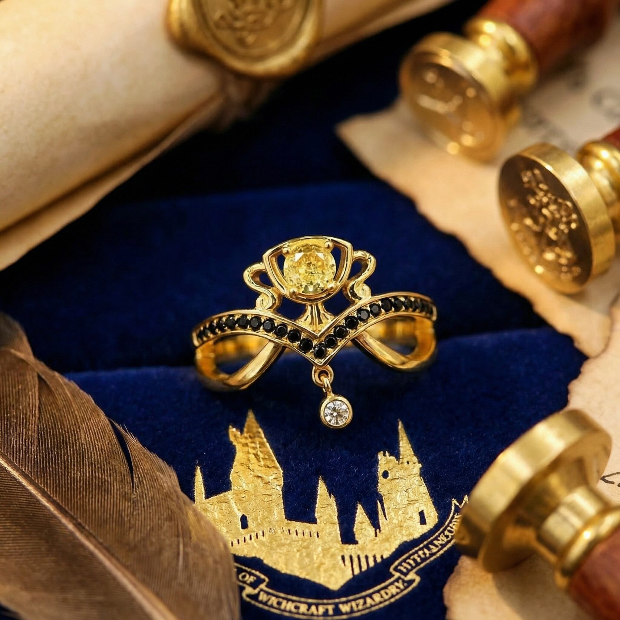 哈利波特魔法學院戒指｜Harry Potter 霍格華茲四學院系列戒指・潮流飾品
