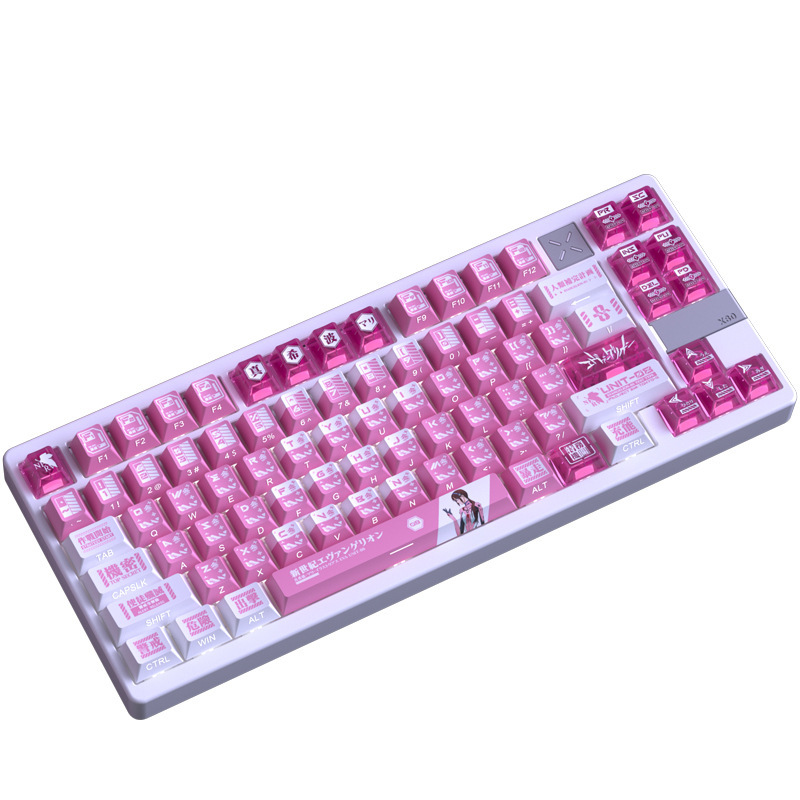 EVA 真希波 250鍵 大全套雙刻透光PBT鍵帽-ZUIHANG SHOP