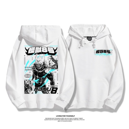 怪獸8號 2025秋冬新款 親子情侶男女連帽衛衣