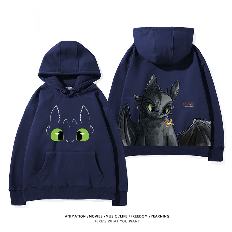 馴龍高手聯名史迪仔新款 親子情侶男女款連帽衛衣-ZUIHANG SHOP