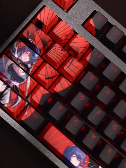 黃泉透光RGB108鍵標準配列衛星軸鍵帽