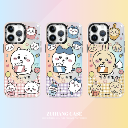 Chiikawa極光鐳射防摔手機殼-ZUIHANG SHOP