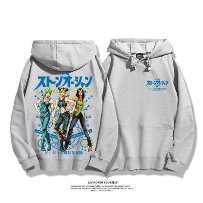 JoJo的奇妙冒險新款 親子情侶男女款連帽衛衣-ZUIHANG SHOP