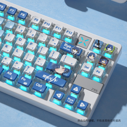 孤獨搖滾 山田涼 122鍵 四面透光布丁鍵帽-ZUIHANG SHOP