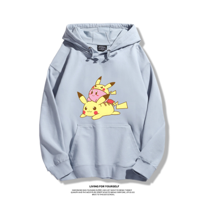 星之卡比新款 親子情侶男女款連帽衛衣