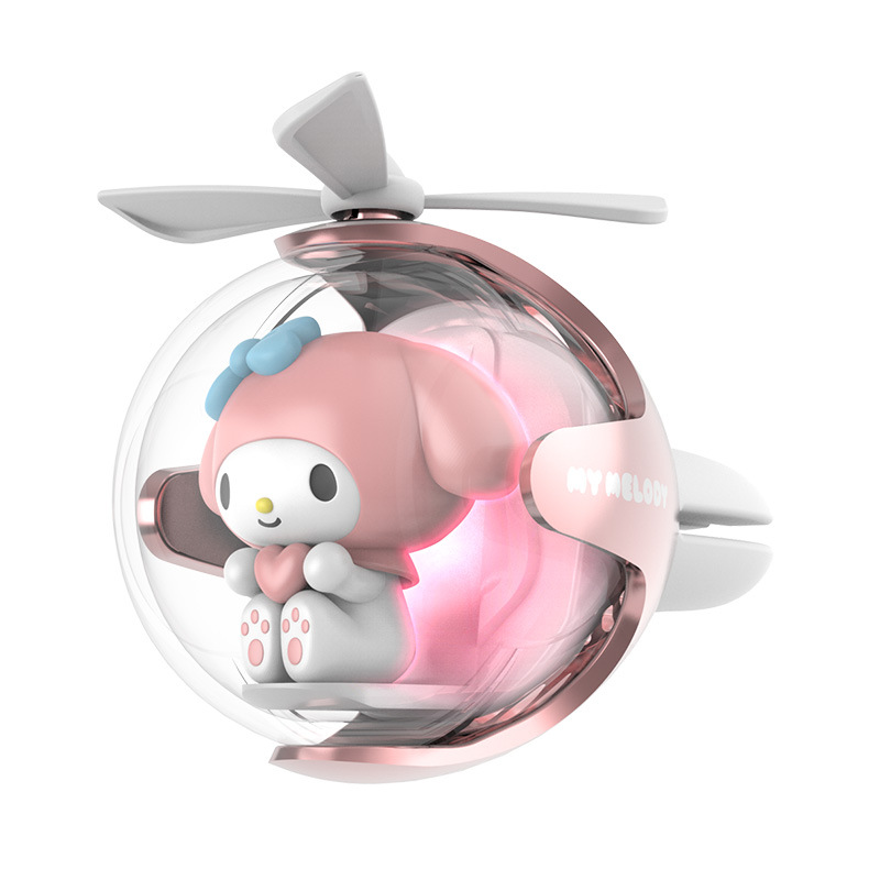 三麗鷗飛行球小風扇高級感車載擺件-ZUIHANG SHOP