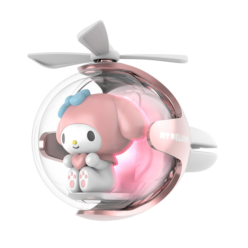 三麗鷗飛行球小風扇高級感車載擺件-ZUIHANG SHOP