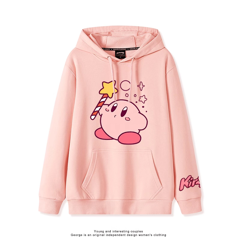 星之卡比 2025秋冬新款 親子情侶裝連帽衛衣