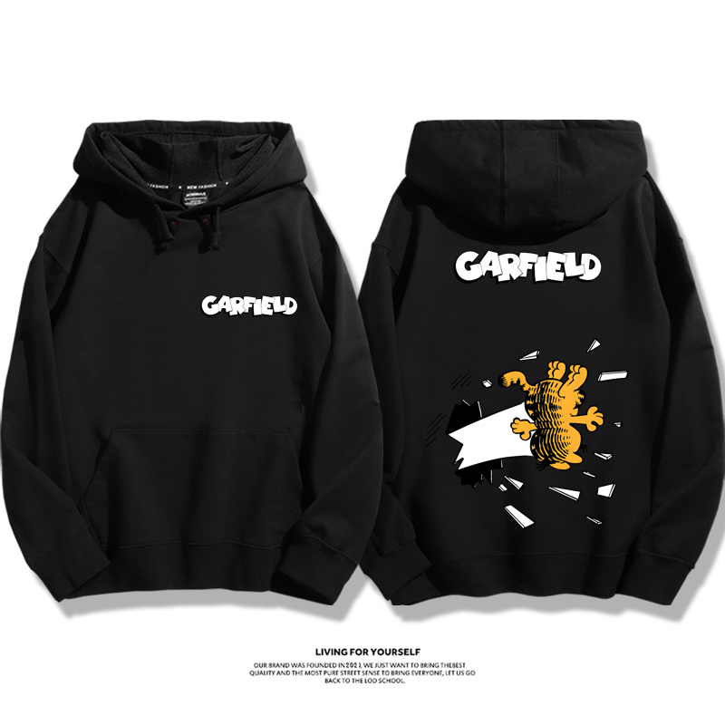 加菲貓新款 親子情侶男女款連帽衛衣-ZUIHANG SHOP