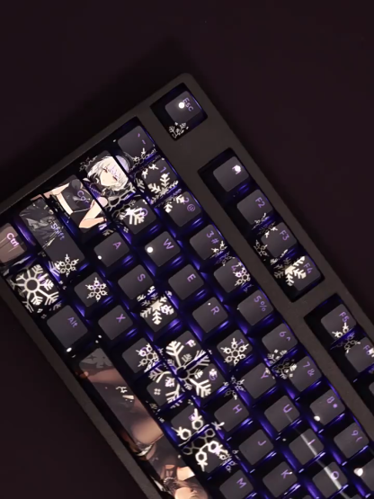 鳴潮散華透光RGB108鍵標準配列衛星軸鍵帽