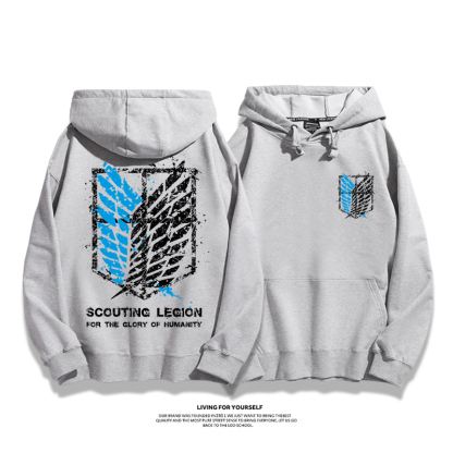 進擊的巨人 2025秋冬新款 親子情侶男女連帽衛衣-ZUIHANG SHOP