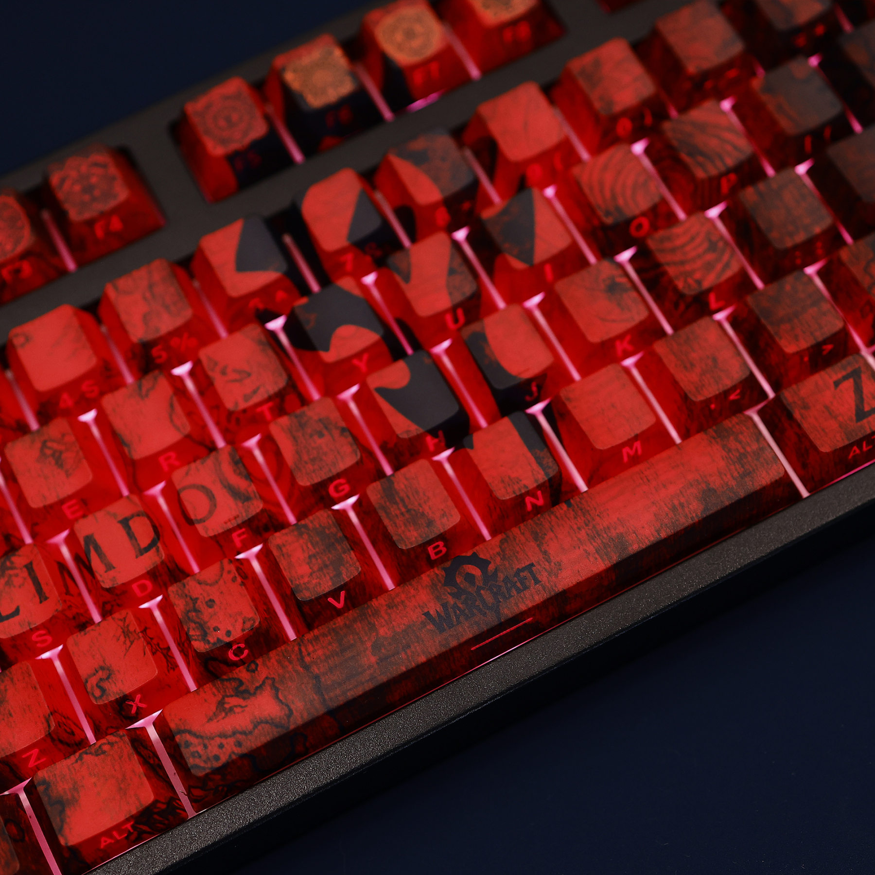 魔獸世界WOW部落暴雪透光RGB108鍵標準配列衛星軸鍵帽-ZUIHANG SHOP