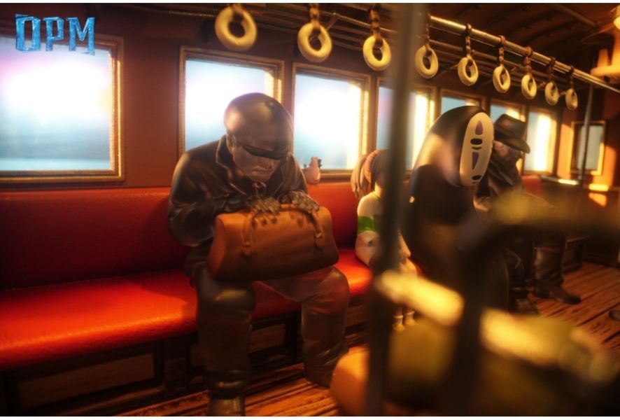 【預購】OPM-Studio 宮崎駿桌面場景系列011-千與千尋-海上列車